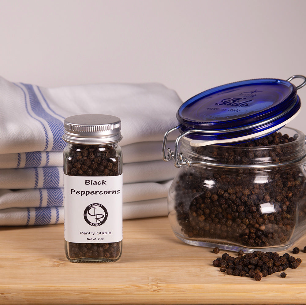 Whole Black Peppercorns