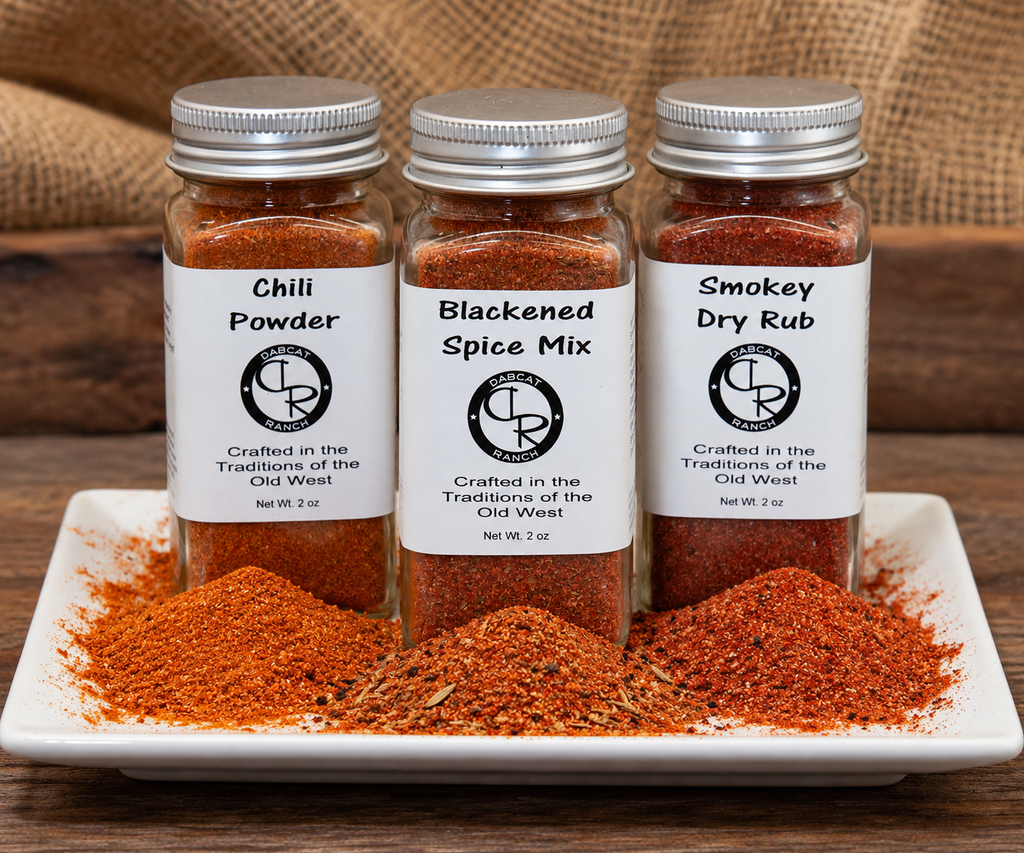 The Bold Three – Chili Powder, Blackened & Smokey Dry Rub
